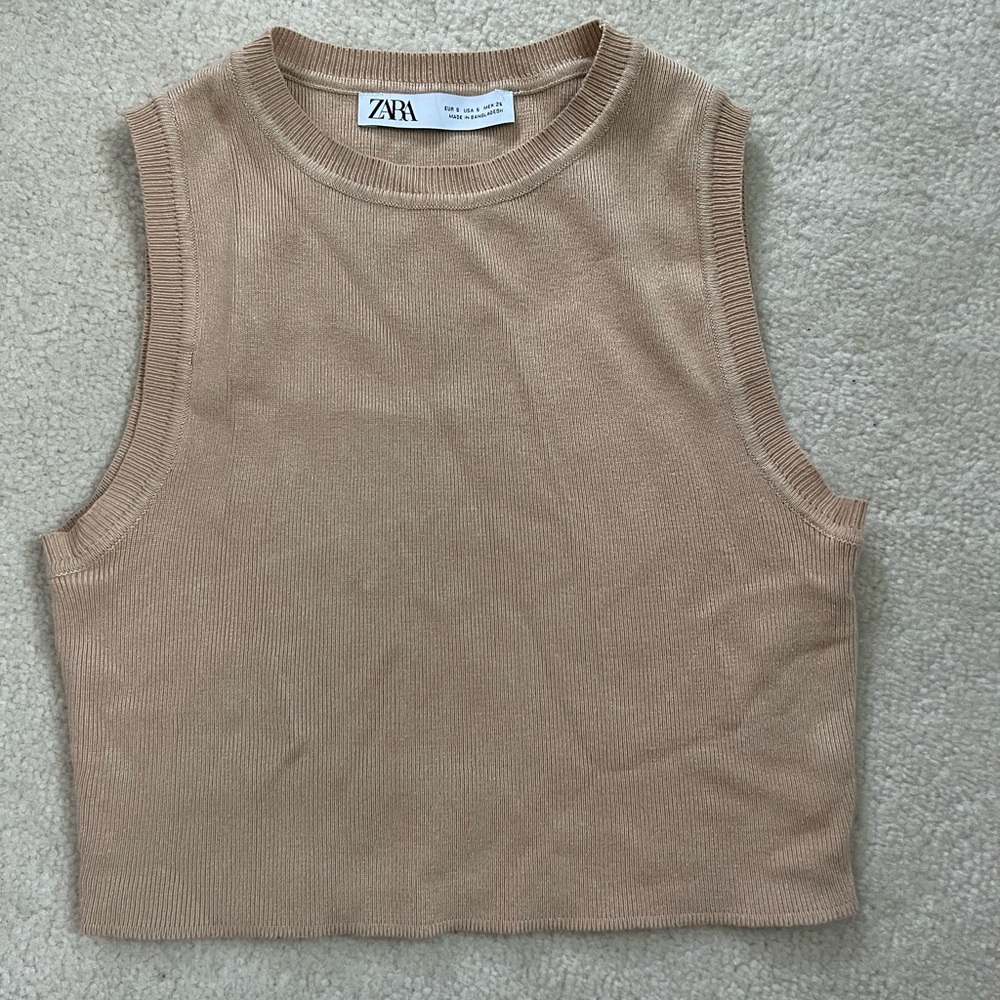 Zara Cropped tank